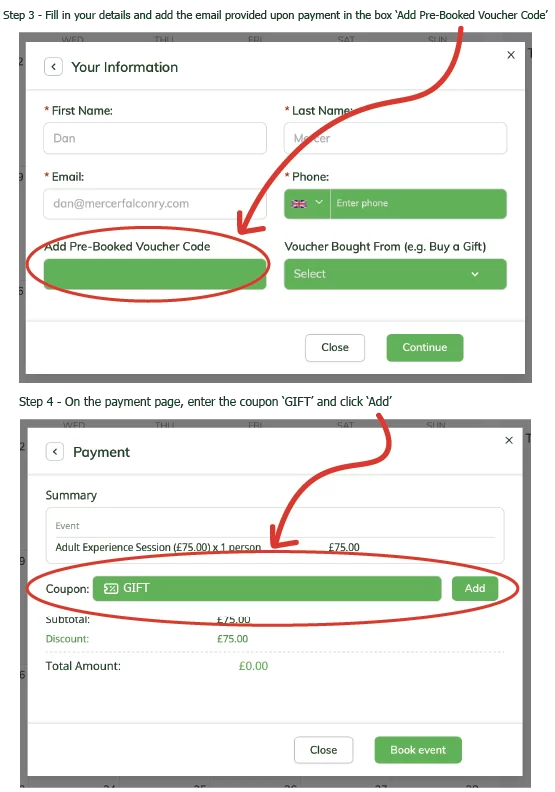 book a Falconry Experience 2